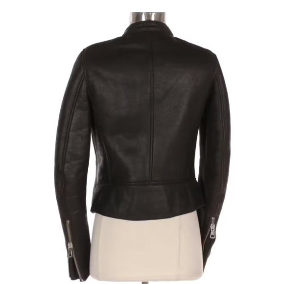 Maison Margiela Garderobe Sherpa Lined Leather Jacket - Picture 3 of 6